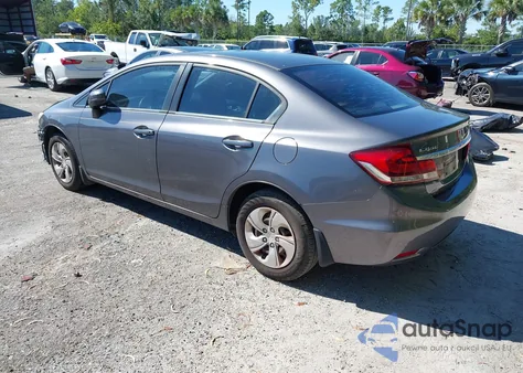 2015 Honda Civic Lx z USA, uszkodzony, nr VIN 19XFB2F50FE053915